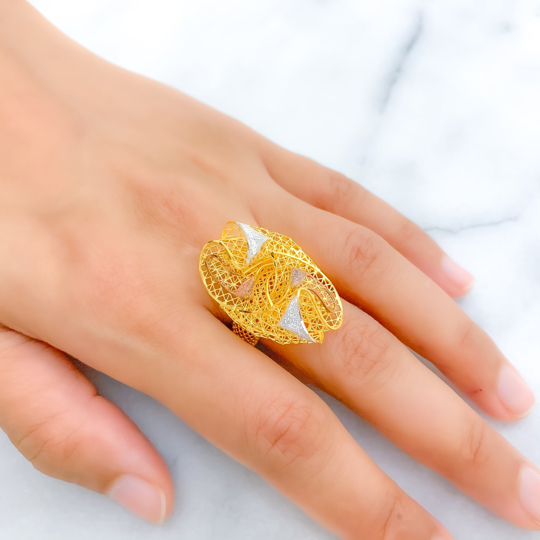 0.25ct Pavé Diamond in 14K Gold Rhombus Geometric Shape Signet Ring –  Emanuel Jewelry Design